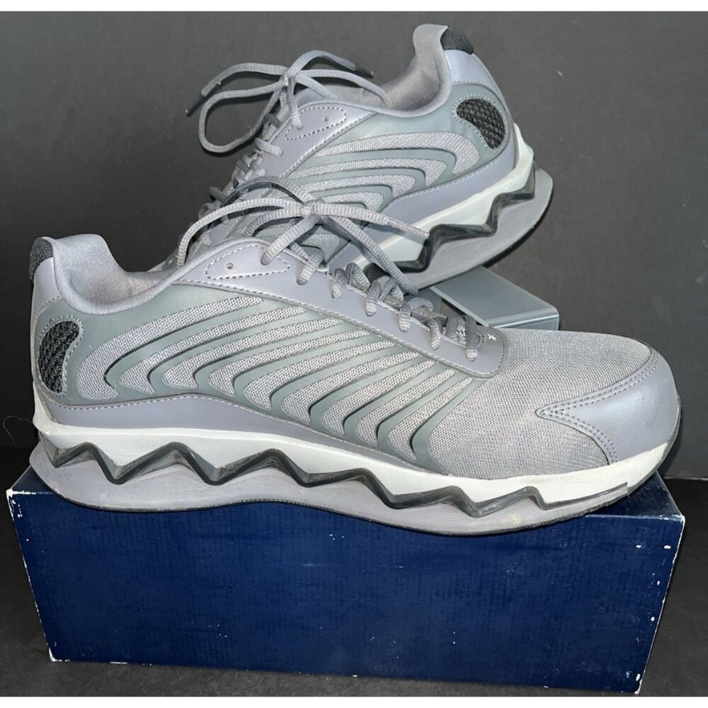 Reebok Zig Work Sneaker Men's Composite Toe Shoe Sz  M 14 Safety Gray
